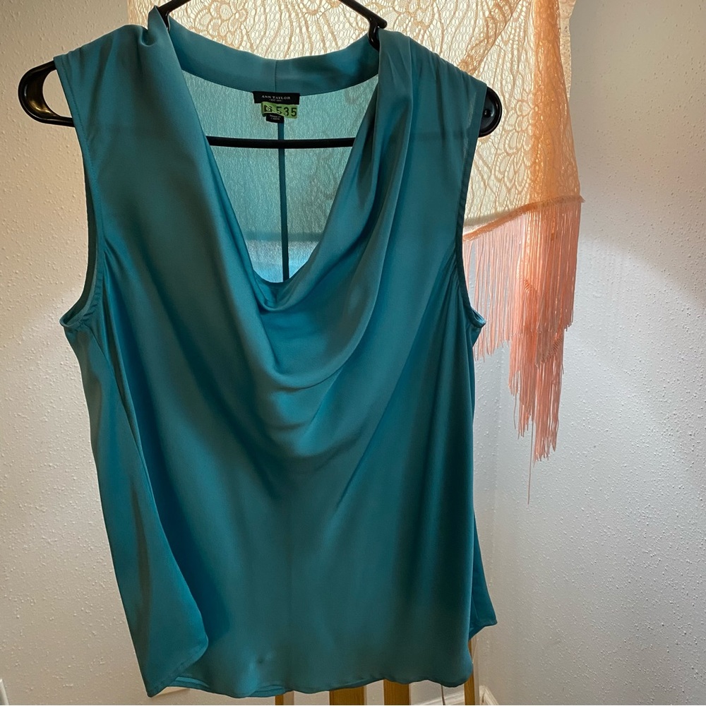 Blouse beautiful color wore once to an interview